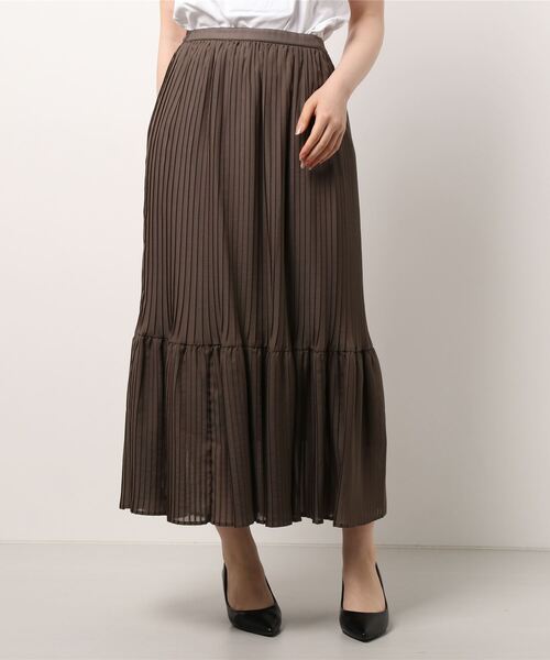 LILY BROWN（リリーブラウン）の「プリーツコンビタックスカート（スカート・レディース・アイボリー・0/1）」の18枚目の写真