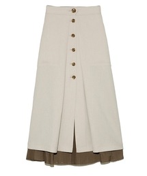 LILY BROWN | プリーツコンビタックスカート(スカート)