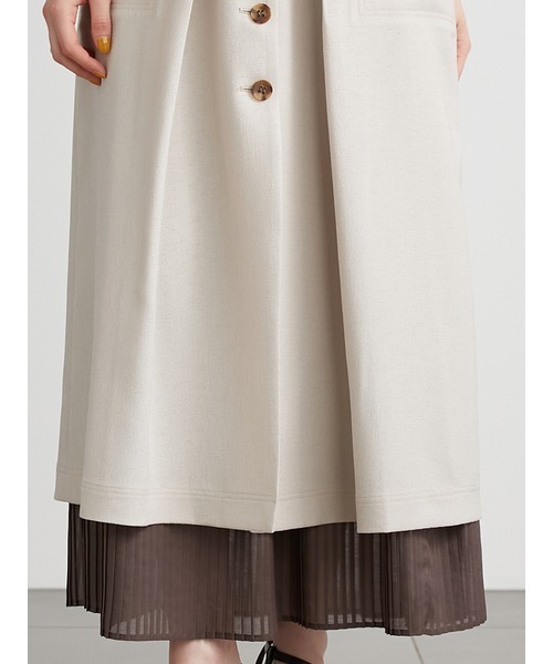 LILY BROWN（リリーブラウン）の「プリーツコンビタックスカート（スカート・レディース・アイボリー・0/1）」の9枚目の写真