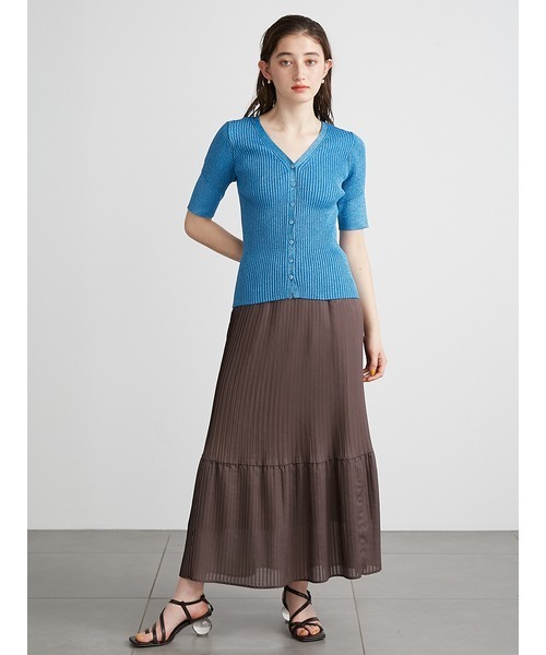 LILY BROWN（リリーブラウン）の「プリーツコンビタックスカート（スカート・レディース・アイボリー・0/1）」の14枚目の写真