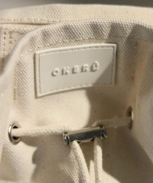 OKERU（オケル）の「OKERU/オケル/別注2way巾着バッグ/C-2（ショルダーバッグ・レディース・ホワイト/ブラック/カーキ・FREE）」の15枚目の写真