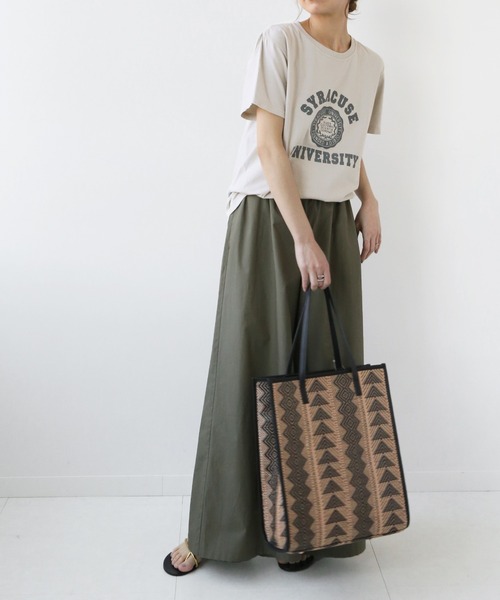 Goodwear(Since1983)（グッドウェア）の「【Goodwear/グッドウェア】*RELUME CREW NECK S/S Tsh：別注Tシャツ◆（Tシャツ/カットソー・レディース・ホワイト/ブラック/グレー/ベージュ・L）」の15枚目の写真