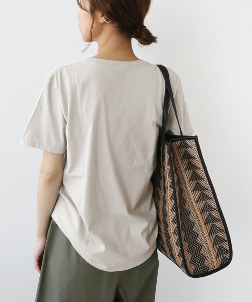 Goodwear(Since1983)（グッドウェア）の「【Goodwear/グッドウェア】*RELUME CREW NECK S/S Tsh：別注Tシャツ◆（Tシャツ/カットソー・レディース・ホワイト/ブラック/グレー/ベージュ・L）」の20枚目の写真