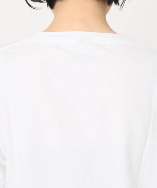 Goodwear(Since1983)（グッドウェア）の「【Goodwear/グッドウェア】*RELUME CREW NECK S/S Tsh：別注Tシャツ◆（Tシャツ/カットソー・レディース・ホワイト/ブラック/グレー/ベージュ・L）」の22枚目の写真