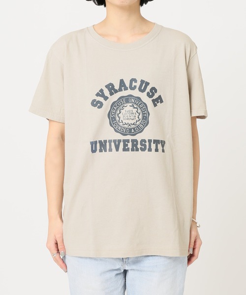 Goodwear(Since1983)（グッドウェア）の「【Goodwear/グッドウェア】*RELUME CREW NECK S/S Tsh：別注Tシャツ◆（Tシャツ/カットソー・レディース・ホワイト/ブラック/グレー/ベージュ・L）」の19枚目の写真