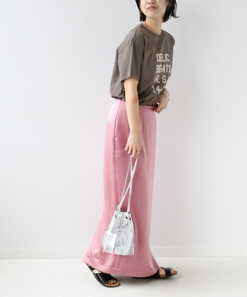 Goodwear(Since1983)（グッドウェア）の「【Goodwear/グッドウェア】*RELUME CREW NECK S/S Tsh：別注Tシャツ◆（Tシャツ/カットソー・レディース・ホワイト/ブラック/グレー/ベージュ・L）」の9枚目の写真