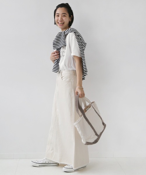 Goodwear(Since1983)（グッドウェア）の「【Goodwear/グッドウェア】*RELUME CREW NECK S/S Tsh：別注Tシャツ◆（Tシャツ/カットソー・レディース・ホワイト/ブラック/グレー/ベージュ・L）」の10枚目の写真