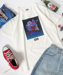 BT21（ビーティーイシビル）の「BT21◆ポケットTシャツ/ギャラクシーフロントプリントTシャツ（Tシャツ/カットソー・メンズ）」