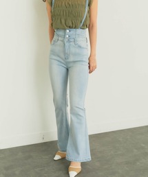 LIPSERVICE | バックスピンドルフレアdenimパンツ(デニムパンツ)