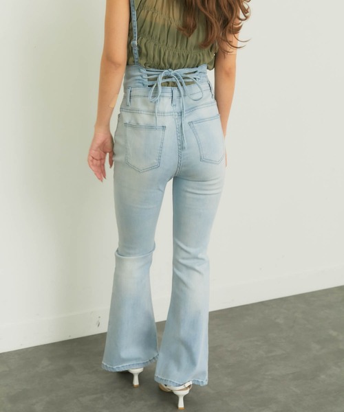 LIPSERVICE（リップサービス）の「バックスピンドルフレアdenimパンツ（デニムパンツ・レディース・インディゴブルー/ブルー系その他・S/M）」の9枚目の写真