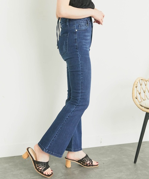 LIPSERVICE（リップサービス）の「バックスピンドルフレアdenimパンツ（デニムパンツ・レディース・インディゴブルー/ブルー系その他・S/M）」の8枚目の写真