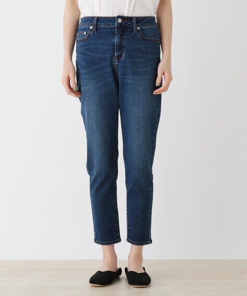 SHOO・LA・RUE（シューラルー）の「◆【SS-4L】裏面サラサラデニムスキニーパンツ（デニムパンツ・レディース・ブルー/ダークネイビー・10/01/02/03/04/05/06）」の13枚目の写真