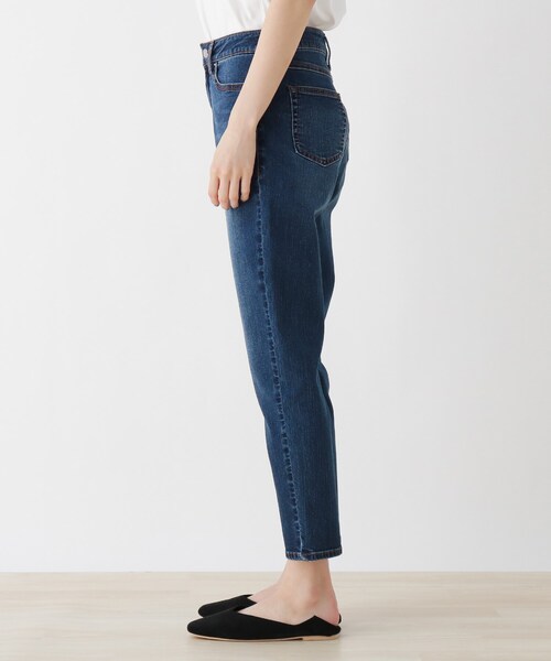 SHOO・LA・RUE（シューラルー）の「◆【SS-4L】裏面サラサラデニムスキニーパンツ（デニムパンツ・レディース・ブルー/ダークネイビー・10/01/02/03/04/05/06）」の10枚目の写真