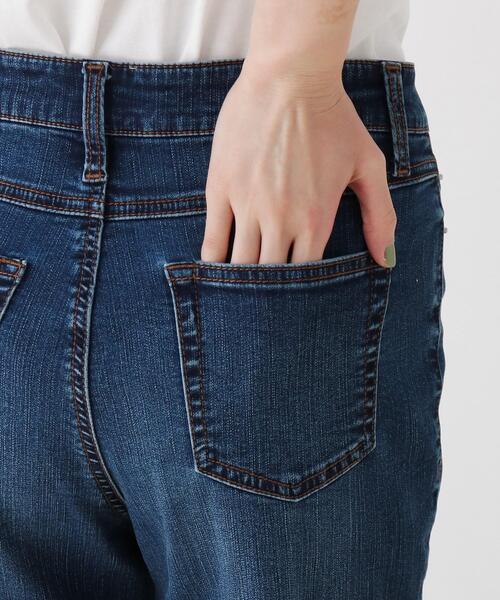 SHOO・LA・RUE（シューラルー）の「◆【SS-4L】裏面サラサラデニムスキニーパンツ（デニムパンツ・レディース・ブルー/ダークネイビー・10/01/02/03/04/05/06）」の7枚目の写真