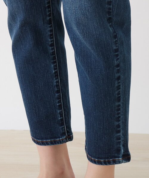 SHOO・LA・RUE（シューラルー）の「◆【SS-4L】裏面サラサラデニムスキニーパンツ（デニムパンツ・レディース・ブルー/ダークネイビー・10/01/02/03/04/05/06）」の12枚目の写真