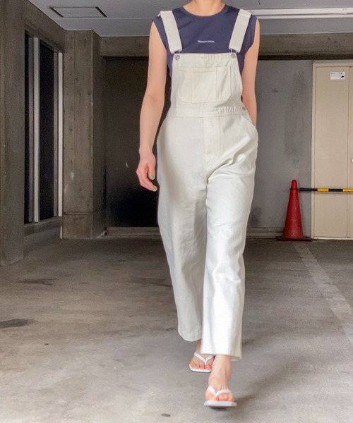 ottilie(オティーリエ)の「デニムサロペット(サロペット/オーバーオール・レディース・オフホワイト/ブルー・FREE)」の14枚目の写真