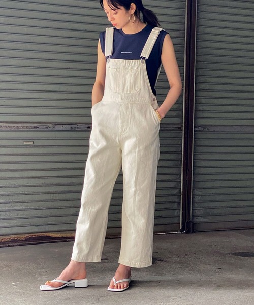 ottilie(オティーリエ)の「デニムサロペット(サロペット/オーバーオール・レディース・オフホワイト/ブルー・FREE)」の19枚目の写真