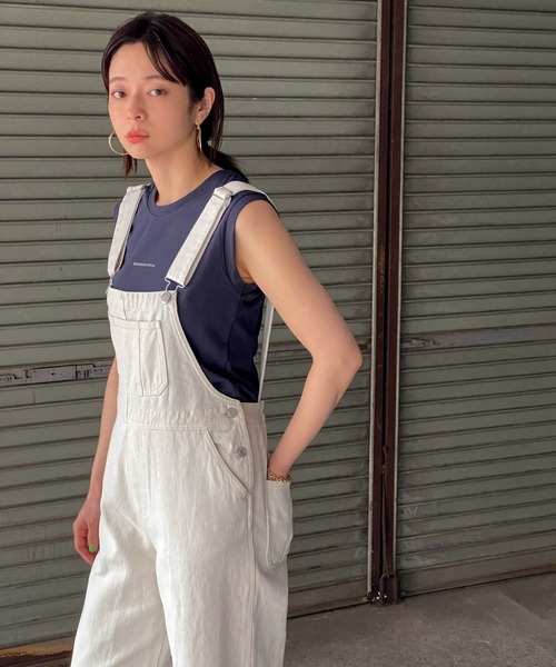 ottilie(オティーリエ)の「デニムサロペット(サロペット/オーバーオール・レディース・オフホワイト/ブルー・FREE)」の12枚目の写真