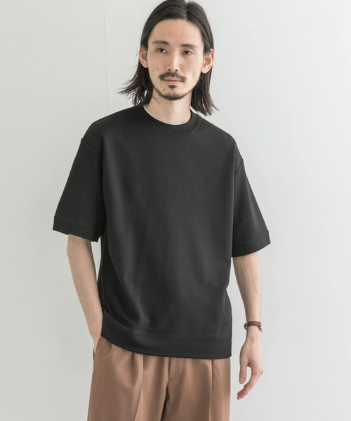 URBAN RESEARCH（アーバンリサーチ）の「ショートスリーブアウトラストプルオーバー（Tシャツ/カットソー・メンズ・ブラック/ベージュ系その他/ライトグレー/ブラウン・LARGE/MEDIUM）」の2枚目の写真