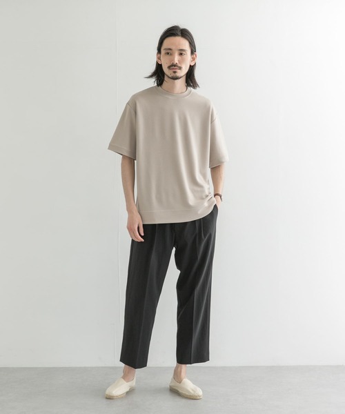 URBAN RESEARCH（アーバンリサーチ）の「ショートスリーブアウトラストプルオーバー（Tシャツ/カットソー・メンズ・ブラック/ベージュ系その他/ライトグレー/ブラウン・LARGE/MEDIUM）」の5枚目の写真