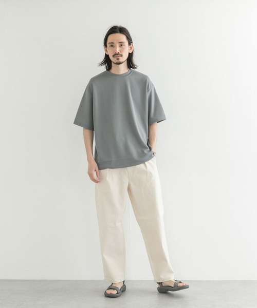 URBAN RESEARCH（アーバンリサーチ）の「ショートスリーブアウトラストプルオーバー（Tシャツ/カットソー・メンズ・ブラック/ベージュ系その他/ライトグレー/ブラウン・LARGE/MEDIUM）」の7枚目の写真