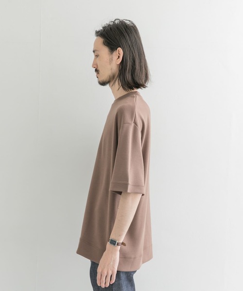 URBAN RESEARCH（アーバンリサーチ）の「ショートスリーブアウトラストプルオーバー（Tシャツ/カットソー・メンズ・ブラック/ベージュ系その他/ライトグレー/ブラウン・LARGE/MEDIUM）」の10枚目の写真