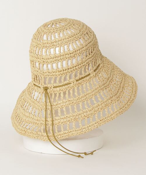 La Maison de Lyllis(メゾンドリリス)の「La Maison de Lyllis “TULIP”ハット(ハット・レディース・ベージュ・FREE)」の2枚目の写真