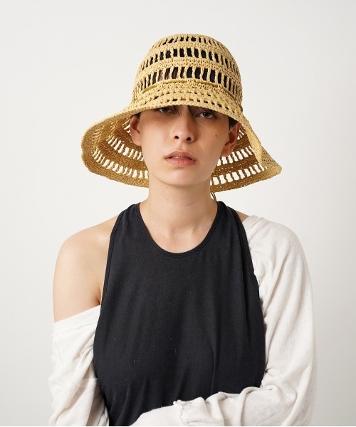 La Maison de Lyllis(メゾンドリリス)の「La Maison de Lyllis “TULIP”ハット(ハット・レディース・ベージュ・FREE)」の1枚目の写真