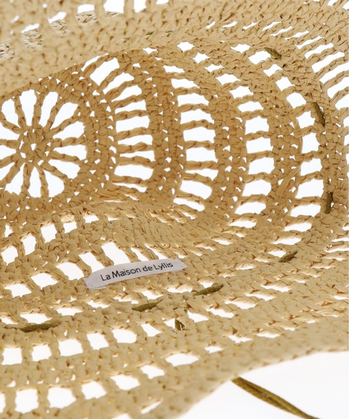 La Maison de Lyllis(メゾンドリリス)の「La Maison de Lyllis “TULIP”ハット(ハット・レディース・ベージュ・FREE)」の5枚目の写真