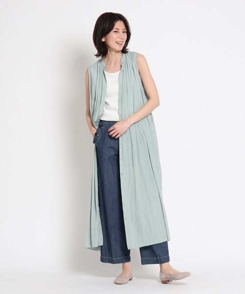 セール Xs M ワンピース サテンギャザーワンピース ワンピース Dessin デッサン のファッション