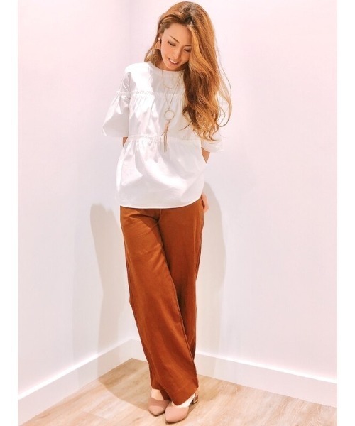 セール】ティアードトップス（シャツ/ブラウス）｜GAP（ギャップ）の