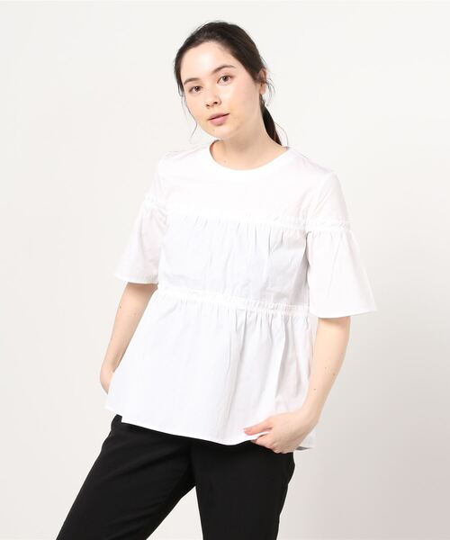 セール】ティアードトップス（シャツ/ブラウス）｜GAP（ギャップ）の