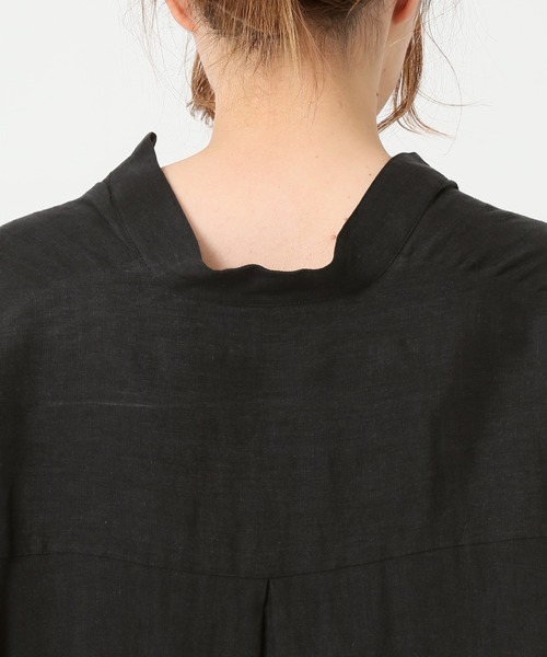 JOURNAL STANDARD(ジャーナルスタンダード)の「《WEB限定》フレンチリネンAラインワンピース◆(ワンピース・レディース・ブラック/ベージュ/ピンク・FREE)」の14枚目の写真