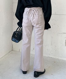 EPIMI E'PIMMY | バックレースアップセミフレアデニム(デニムパンツ)