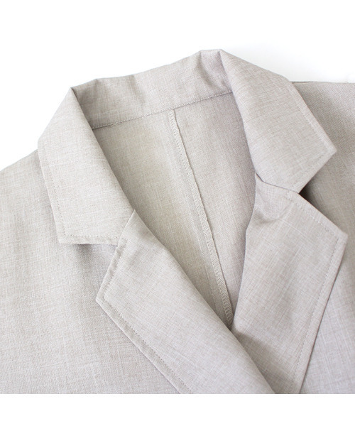 MODE ROBE（モードローブ）の「ハーフスリーブジャケット（テーラードジャケット・レディース・ベージュ/ブラウン・FREE）」の22枚目の写真