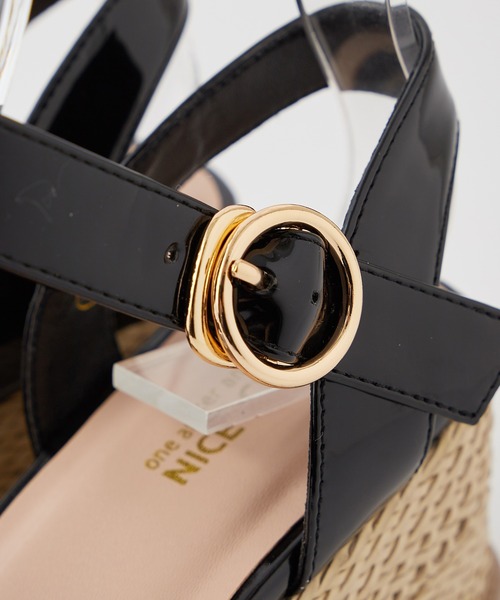 one after another NICE CLAUP(ワンアフターアナザーナイスクラップ)の「厚底アソートサンダル(サンダル・レディース・ブラック/クリア・S/L/LL/M)」の6枚目の写真