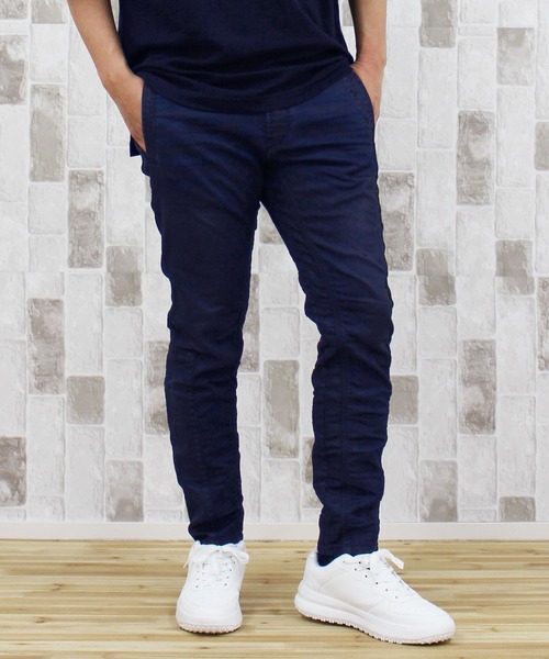 TopIsm（トップイズム）の「JOGG JEANS ジョグデニム Sweat jog「EARBY-NE」（デニムパンツ・メンズ・ネイビー・32inch/30inch/28inch）」の2枚目の写真