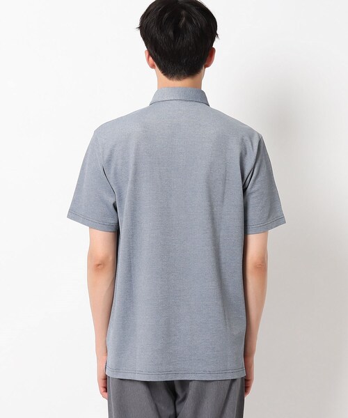 THE SHOP TK （ザ ショップ ティーケー ）の「◆【接触冷感】ボタンダウンポロシャツ（ポロシャツ・メンズ・ブラック/ネイビー/ダークネイビー・02/03/04）」の12枚目の写真