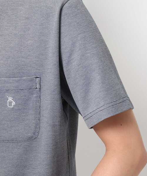 THE SHOP TK （ザ ショップ ティーケー ）の「◆【接触冷感】ボタンダウンポロシャツ（ポロシャツ・メンズ・ブラック/ネイビー/ダークネイビー・02/03/04）」の14枚目の写真