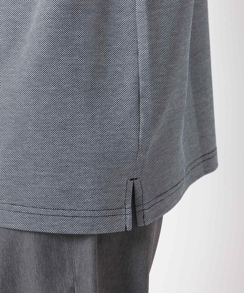 THE SHOP TK （ザ ショップ ティーケー ）の「◆【接触冷感】ボタンダウンポロシャツ（ポロシャツ・メンズ・ブラック/ネイビー/ダークネイビー・02/03/04）」の15枚目の写真