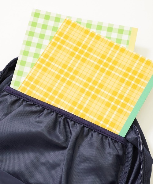 devirock(デビロック)の「リボンリュック(バックパック/リュック・キッズ・スモークピンク/ベージュ/ネイビー/パープル・S/M)」の6枚目の写真