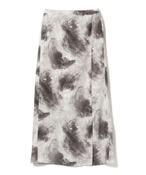 BeAMS DOT（ビームスドット）の「BeAMS DOT / マーブル柄 サイドスリットスカート（スカート・レディース・グリーン/ブラック・FREE）」の11枚目の写真