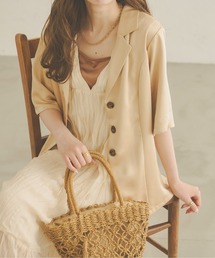 サテンジャケット/【WEB/EC限定商品】