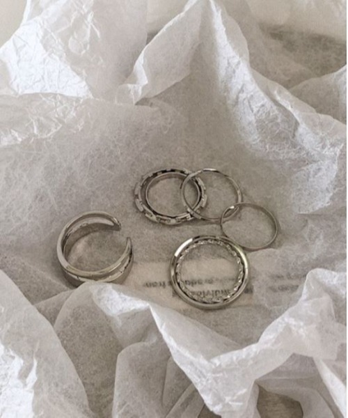 SETUP7（セットアップセブン）の「【SETUP7】7Pセットリング KNF（リング・レディース・シルバー/ゴールド・FREE）」の11枚目の写真