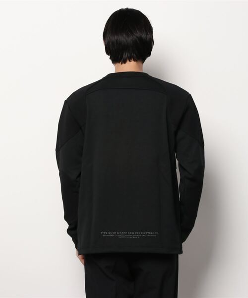 G-STAR（ジースター）の「GS MOTO SWEATER/スウェット（スウェット・メンズ・ダークブラック/ブルー系その他/グレー/ダークブルー・MEDIUM/SMALL/X-SMALL/X-LARGE/LARGE）」の12枚目の写真