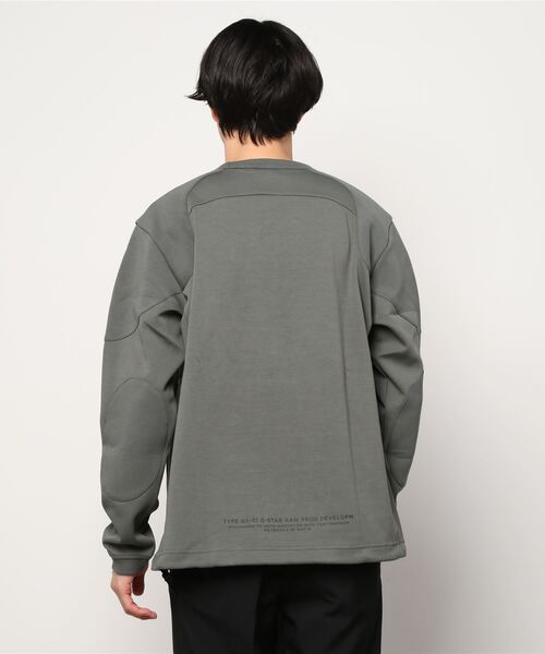 G-STAR（ジースター）の「GS MOTO SWEATER/スウェット（スウェット・メンズ・ダークブラック/ブルー系その他/グレー/ダークブルー・MEDIUM/SMALL/X-SMALL/X-LARGE/LARGE）」の21枚目の写真