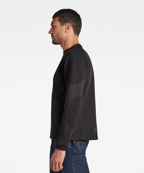 G-STAR（ジースター）の「GS MOTO SWEATER/スウェット（スウェット・メンズ・ダークブラック/ブルー系その他/グレー/ダークブルー・MEDIUM/SMALL/X-SMALL/X-LARGE/LARGE）」の6枚目の写真