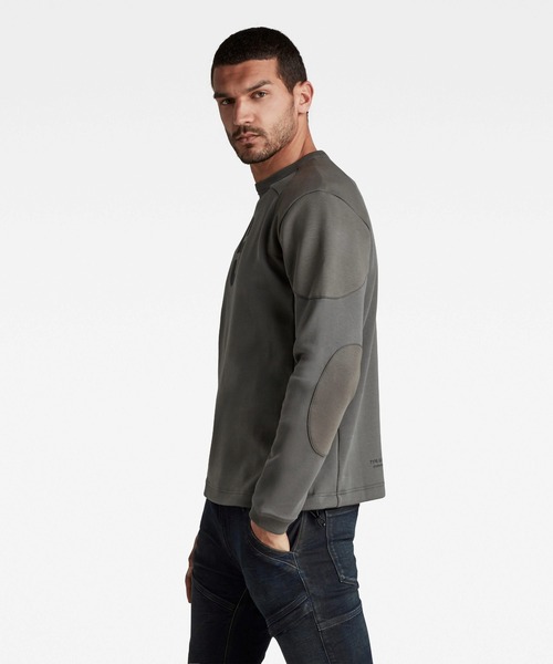 G-STAR（ジースター）の「GS MOTO SWEATER/スウェット（スウェット・メンズ・ダークブラック/ブルー系その他/グレー/ダークブルー・MEDIUM/SMALL/X-SMALL/X-LARGE/LARGE）」の22枚目の写真