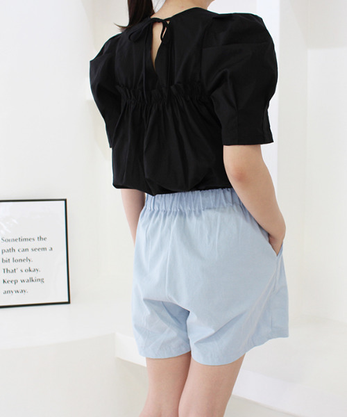 MODE ROBE(モードローブ)の「ショートパンツ(その他パンツ・レディース・ブラック/ブルー・FREE)」の14枚目の写真