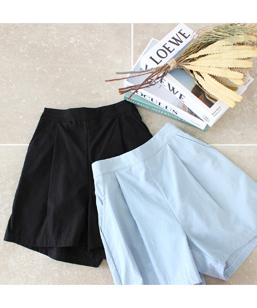 MODE ROBE(モードローブ)の「ショートパンツ(その他パンツ・レディース・ブラック/ブルー・FREE)」の4枚目の写真